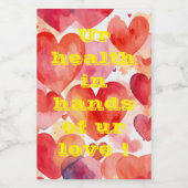 "愛に満ちた栄養：あなたの健康、私たちの委員会 フードラベル (シングルラベル)