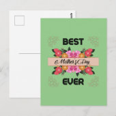 愛に満ちた母の日 ポストカード (正面/裏面)