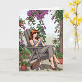 愛に満ちた誕生日を願う カード (黄色い花)