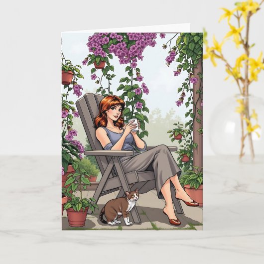 愛に満ちた誕生日を願っています カード (黄色い花)