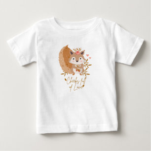 愛に満ちた頬 ベビーTシャツ