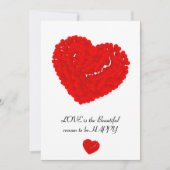 愛に満ちた DIY シーズンカード (正面)