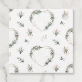 愛に満ちている |結婚式の引き出物ありがとうラベル フェイバータグ (裏面)