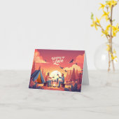 愛に目覚める カード (黄色い花)