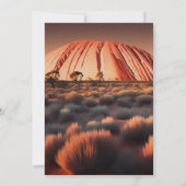 「愛に縛られ通路を歩く老爺さん」 招待状 (裏面)