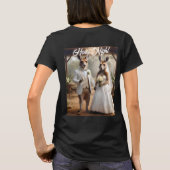 「愛に縛られ通路を歩く老爺さん」 Tシャツ (裏面)