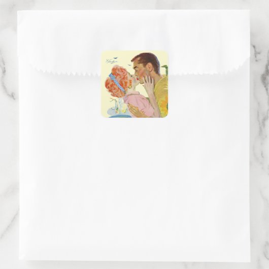 愛に襲われた スクエアシール (バッグ)