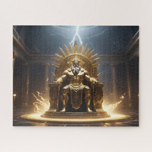 愛に見られるゼウス像オリンピア ジグソーパズル (横)