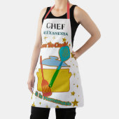 愛に調理師シェフ料理用具パーソナライズ エプロン (インサイチュ)