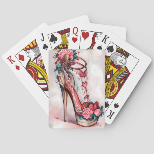 愛に足を踏み入れる トランプ (裏面)