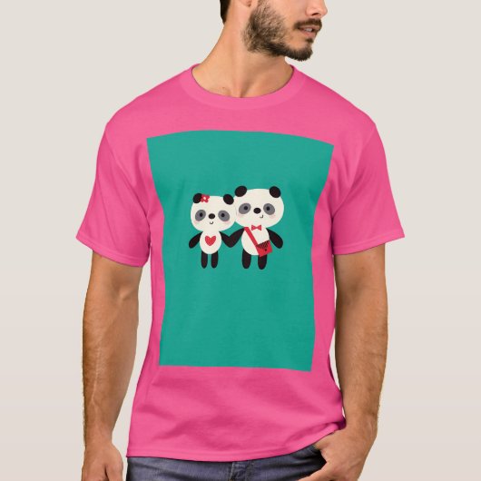 愛に違いない – パンド名門私立校風のス Tシャツ (正面)