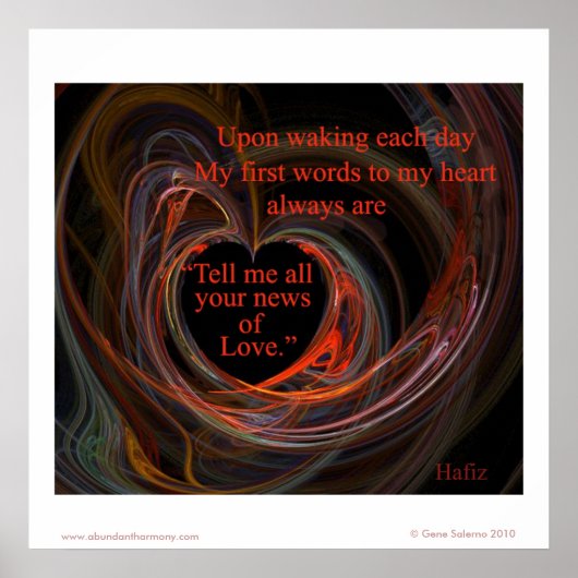 愛に関するあなたのニュースを教えて… ポスター (正面)