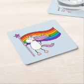 『愛に限りなし』 スクエアペーパーコースター (アングル)