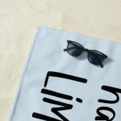 『愛に限りなし』 ビーチタオル (インサイチュ)