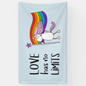 『愛に限りなし』 横断幕 (縦)