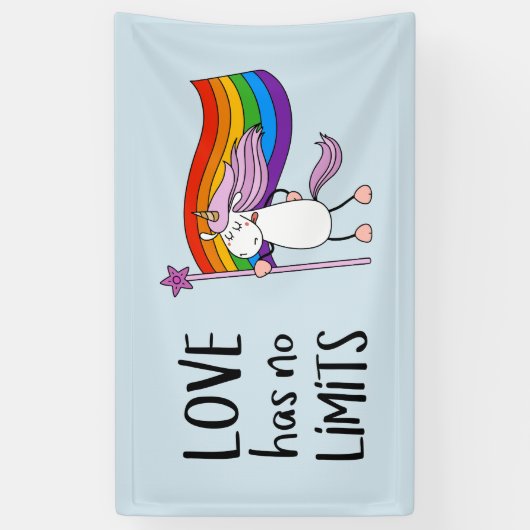 『愛に限りなし』 横断幕 (縦)