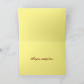 愛に限界はないカード カード (内部)