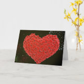 ****愛に****四周年 カード (黄色い花)