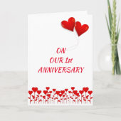 **愛に**1周年記念 カード (正面)