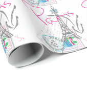 愛のあるパリ ラッピングペーパー (ロールコーナー)