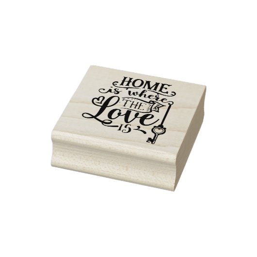 愛のある場所こそ我が家 ラバースタンプ (スタンプ)