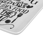 愛のある料理は魂に食物を与える カッティングボード (角)