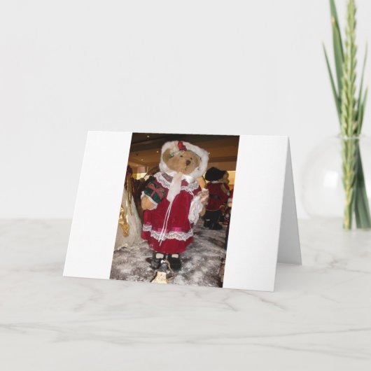 愛のある美しいクリスマスは素敵な日を過ごす シーズンカード (正面)