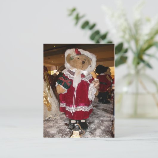 愛のある美しいクリスマスは素敵な日を過ごす シーズンポストカード (スタンド正面)