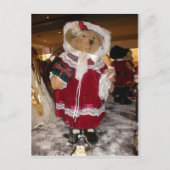 愛のある美しいクリスマスは素敵な日を過ごす シーズンポストカード (正面)