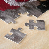 愛のある美しいクリスマスは素敵な日を過ごす ジグソーパズル (側面)