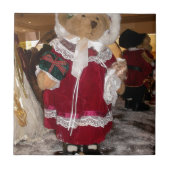 愛のある美しいクリスマスは素敵な日を過ごす タイル (正面)