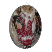 愛のある美しいクリスマスは素敵な日を過ごす ダーツボード (正面左)