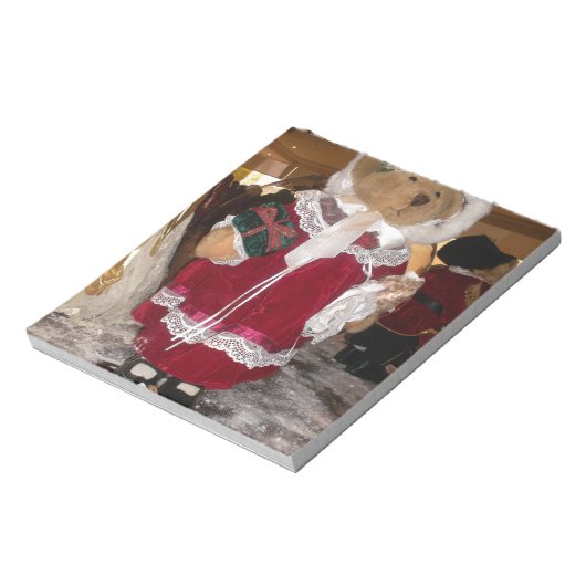 愛のある美しいクリスマスは素敵な日を過ごす ノートパッド (回転)