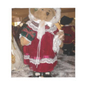 愛のある美しいクリスマスは素敵な日を過ごす ノートパッド (正面)