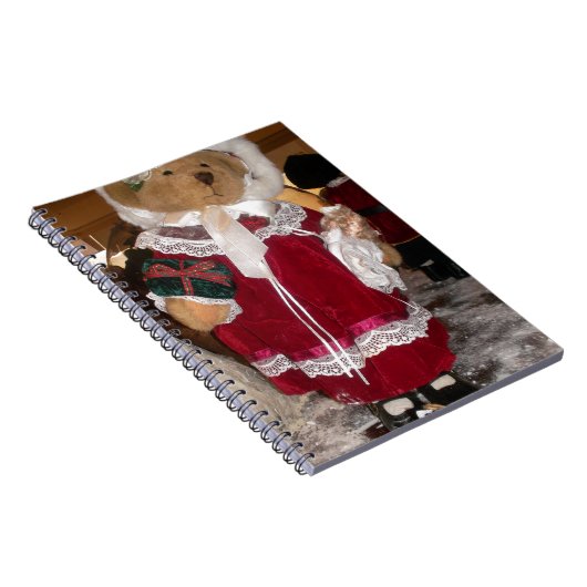 愛のある美しいクリスマスは素敵な日を過ごす ノートブック (右側)