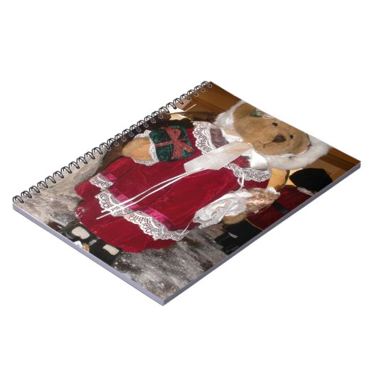 愛のある美しいクリスマスは素敵な日を過ごす ノートブック (左側)