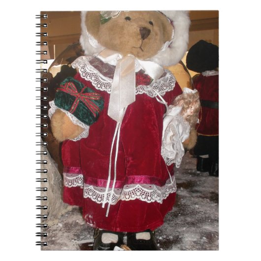 愛のある美しいクリスマスは素敵な日を過ごす ノートブック (正面)