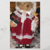 愛のある美しいクリスマスは素敵な日を過ごす 便箋 (正面)