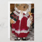 愛のある美しいクリスマスは素敵な日を過ごす 便箋 (正面/裏面)