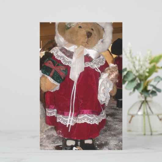 愛のある美しいクリスマスは素敵な日を過ごす 便箋 (スタンド正面)