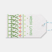 愛のある花 ギフトタグ (正面(横))