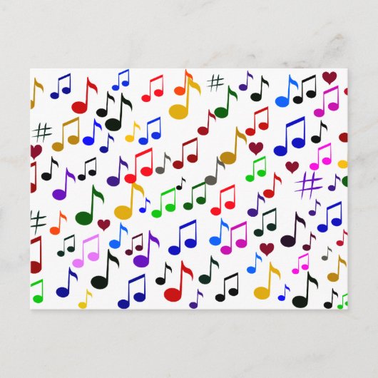愛のある音楽_ ポストカード (正面)