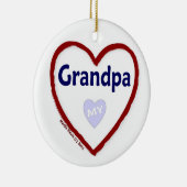 愛のおじいちゃん セラミックオーナメント (右)