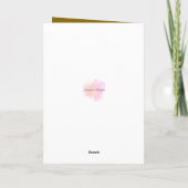 愛のおばあちゃん、ハッピーバースデーカード カード (裏面)