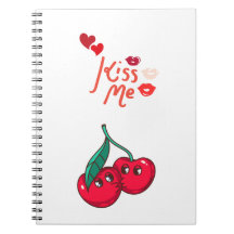 愛のおもしろいさくらんぼ。