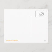 愛のおもしろいパレンタヌードラガキの漫画の豚 シーズンポストカード (裏面)