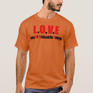 愛のおもしろい頭字語 Tシャツ