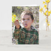 愛のお母さんに、 カード (黄色い花)