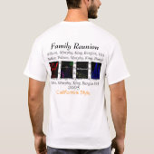 "愛のお祝い"家族会 Tシャツ (裏面)