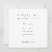 愛のお祝い 招待状 (裏面)